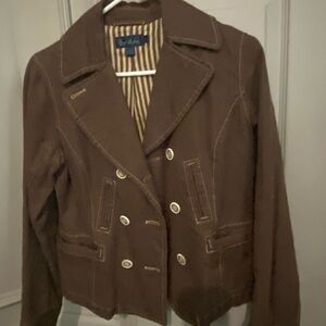 Brown Biden jacket size 6